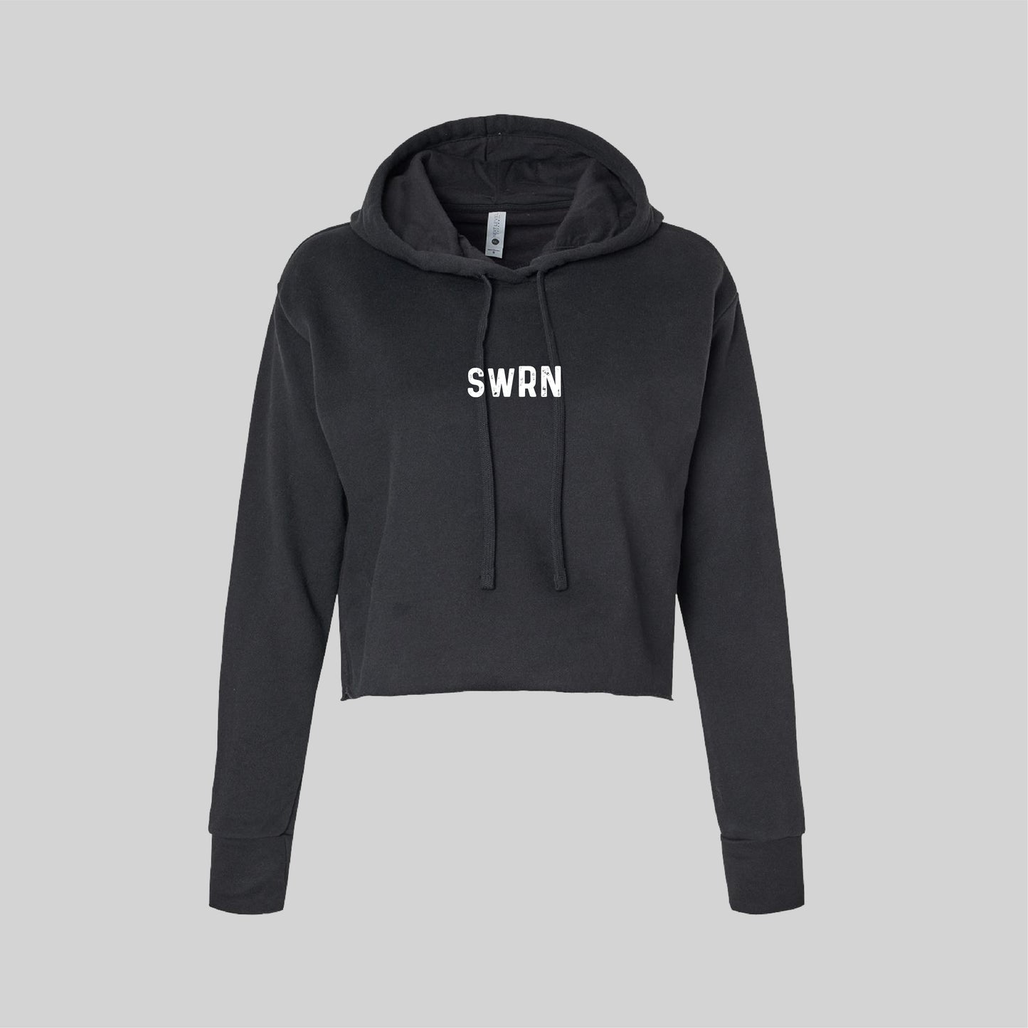 Kimmy Women's Black Cropped Hoodie